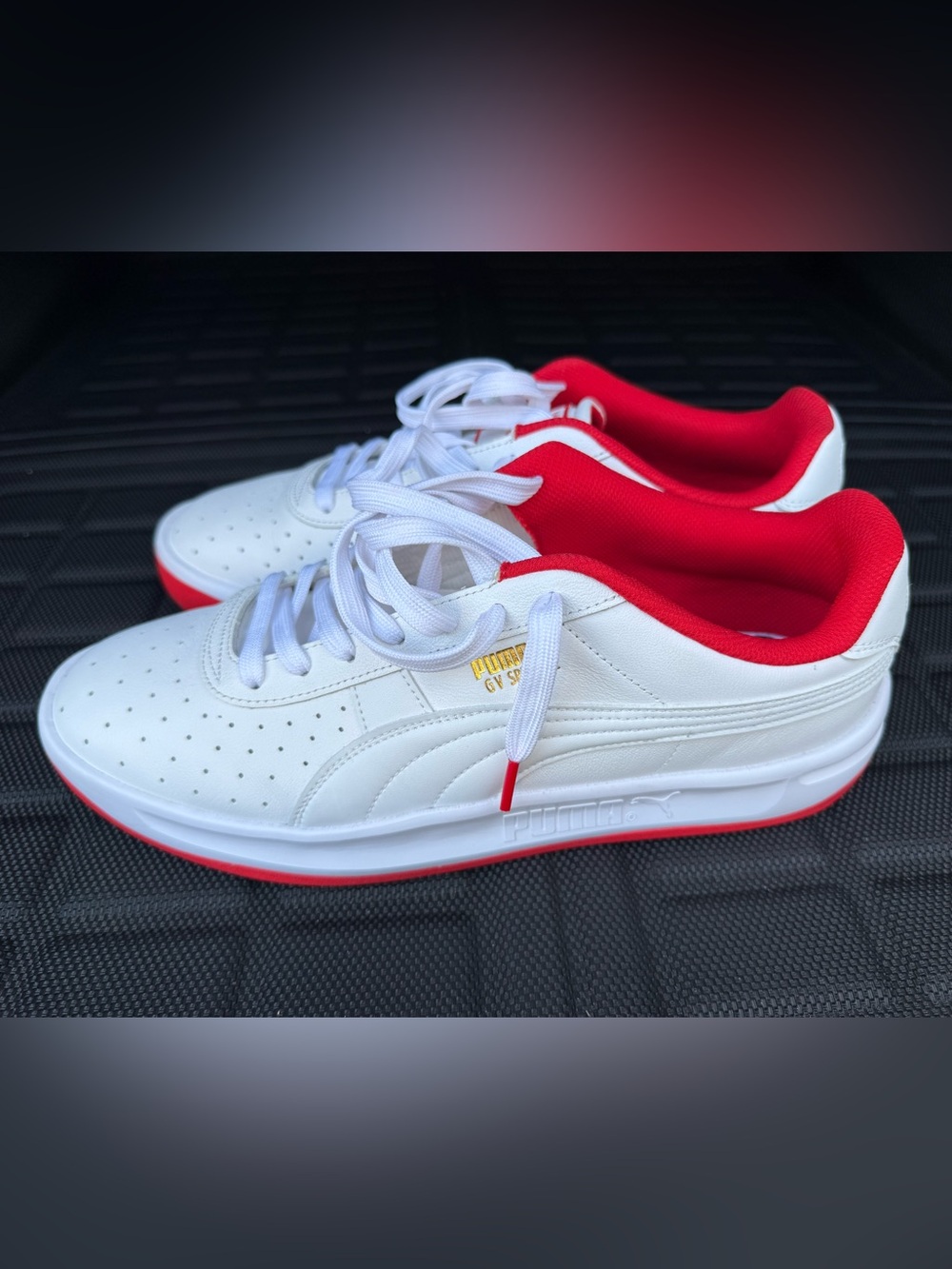 Puma Men's Puma GV Special White/Red Sneakers - size: 13